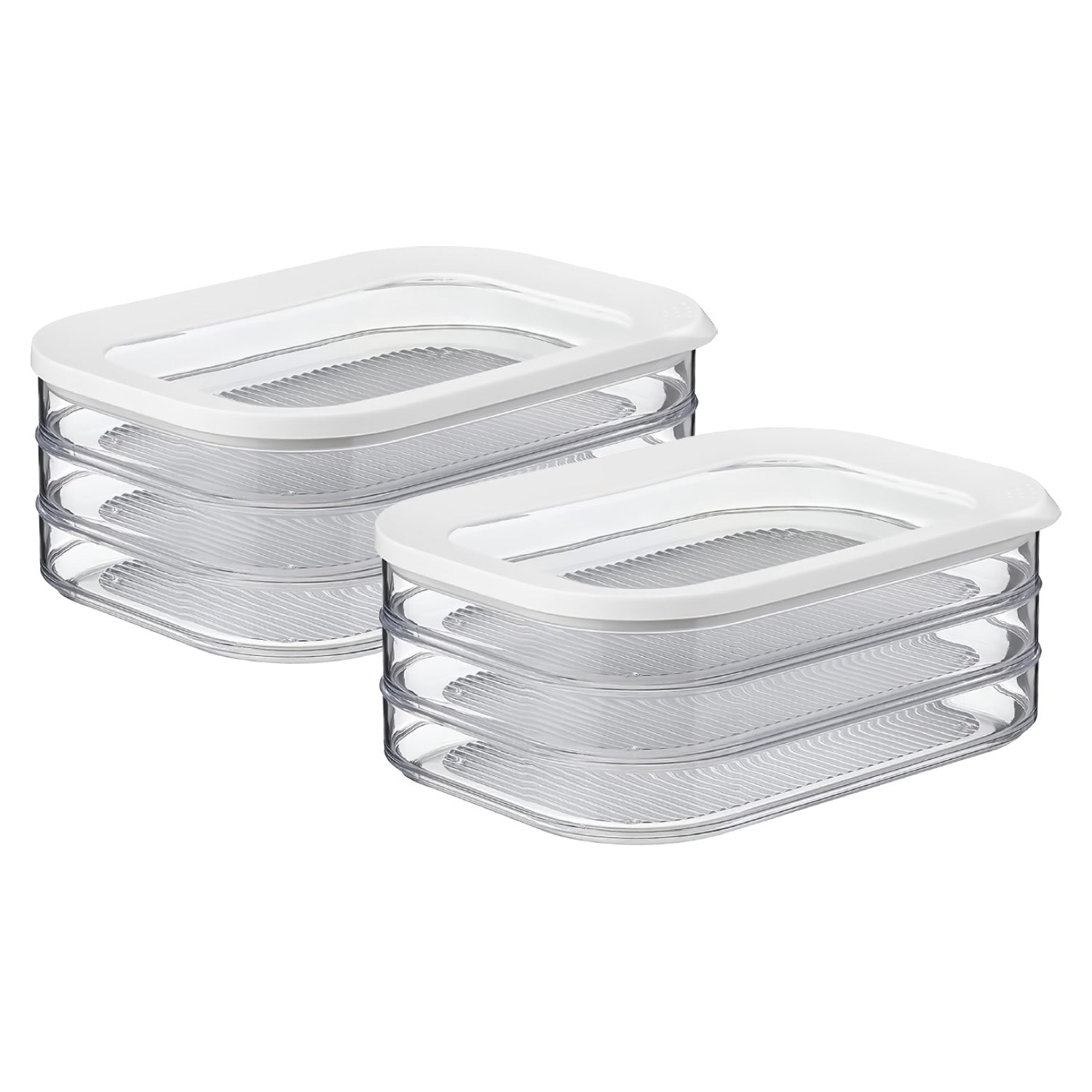 2-Pc Deli Meat & Cheese Fridge Containers – Leakproof
